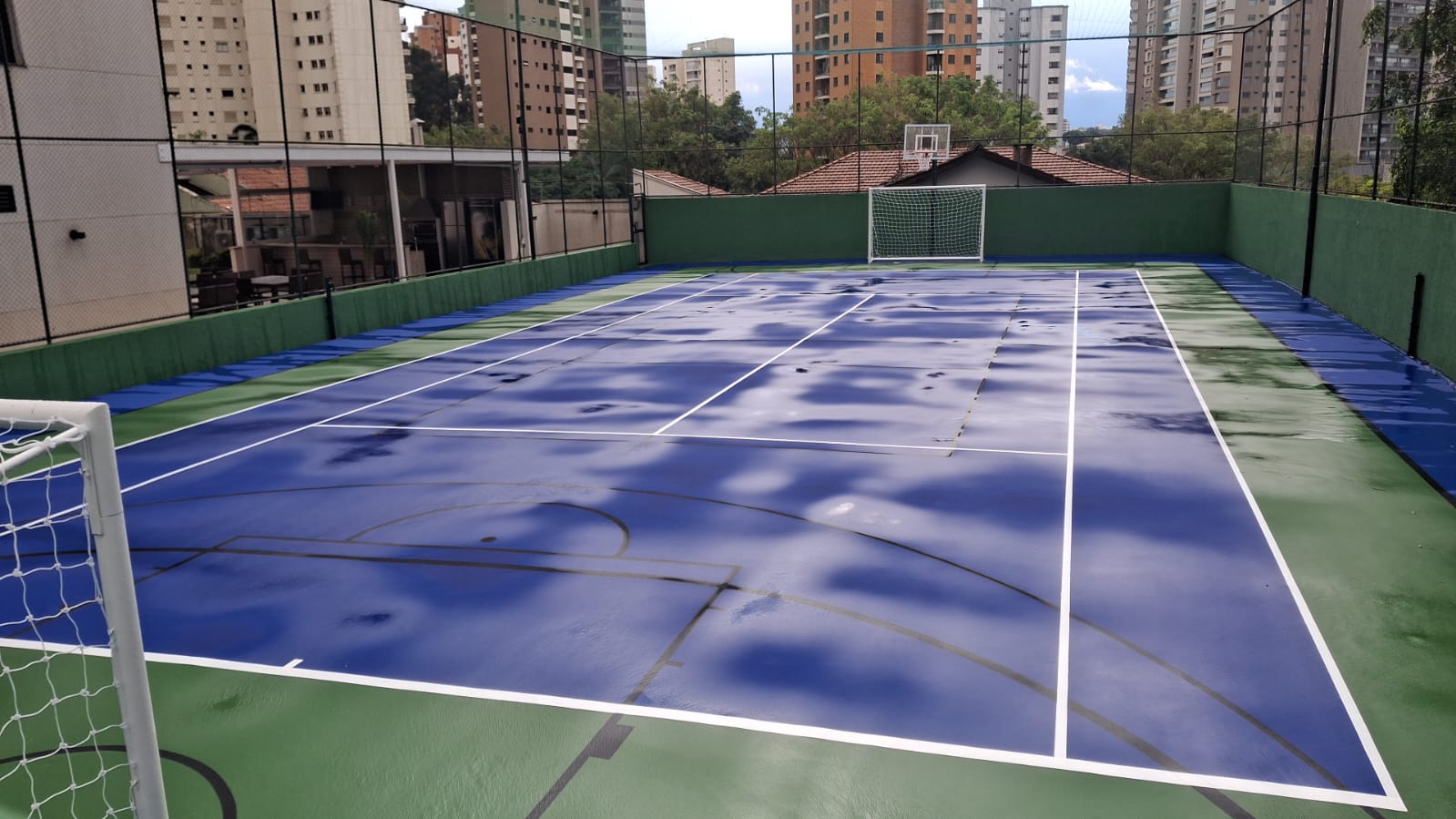 Reforma e Impermeabilização Quadra esportiva condomínio Edifício Klabin's Towers